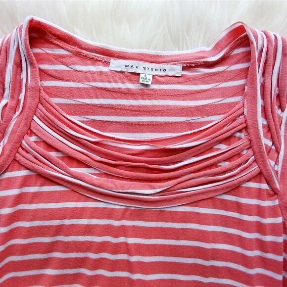 Max Studio A line striped dress Size L - Picture 4 of 8